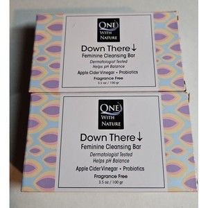 One With Nature Feminine Cleansing Bar Fragrance Free 3.5 oz Set 2